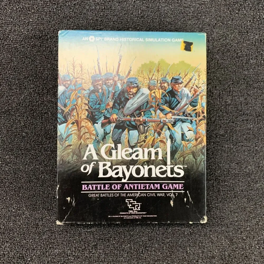 TSR SPI : A Gleam of Bayonets - Battle of Antietam Game - GBACW #7 (UNPUNCHED)
